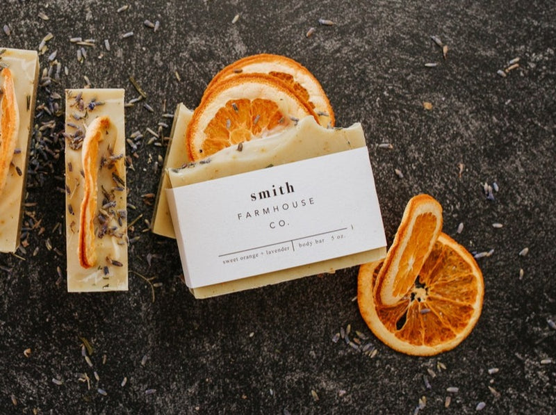 Sweet Orange Lavender Soap Bar