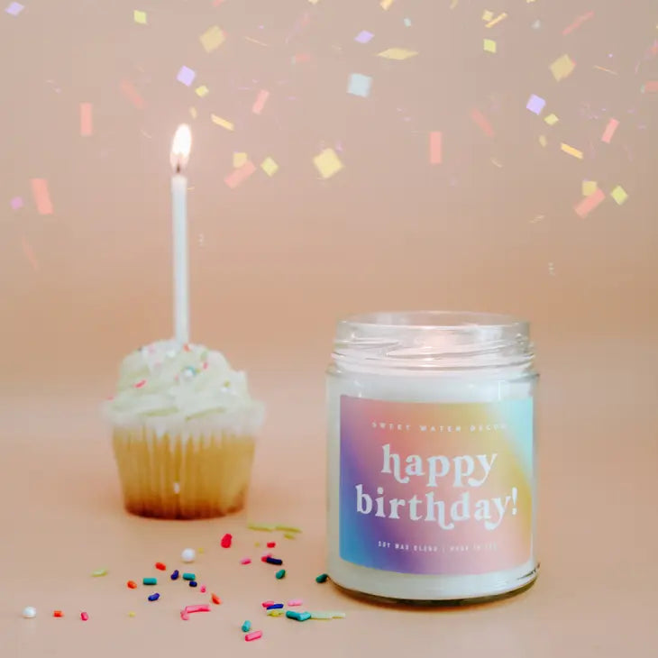 Happy Birthday Soy Candle