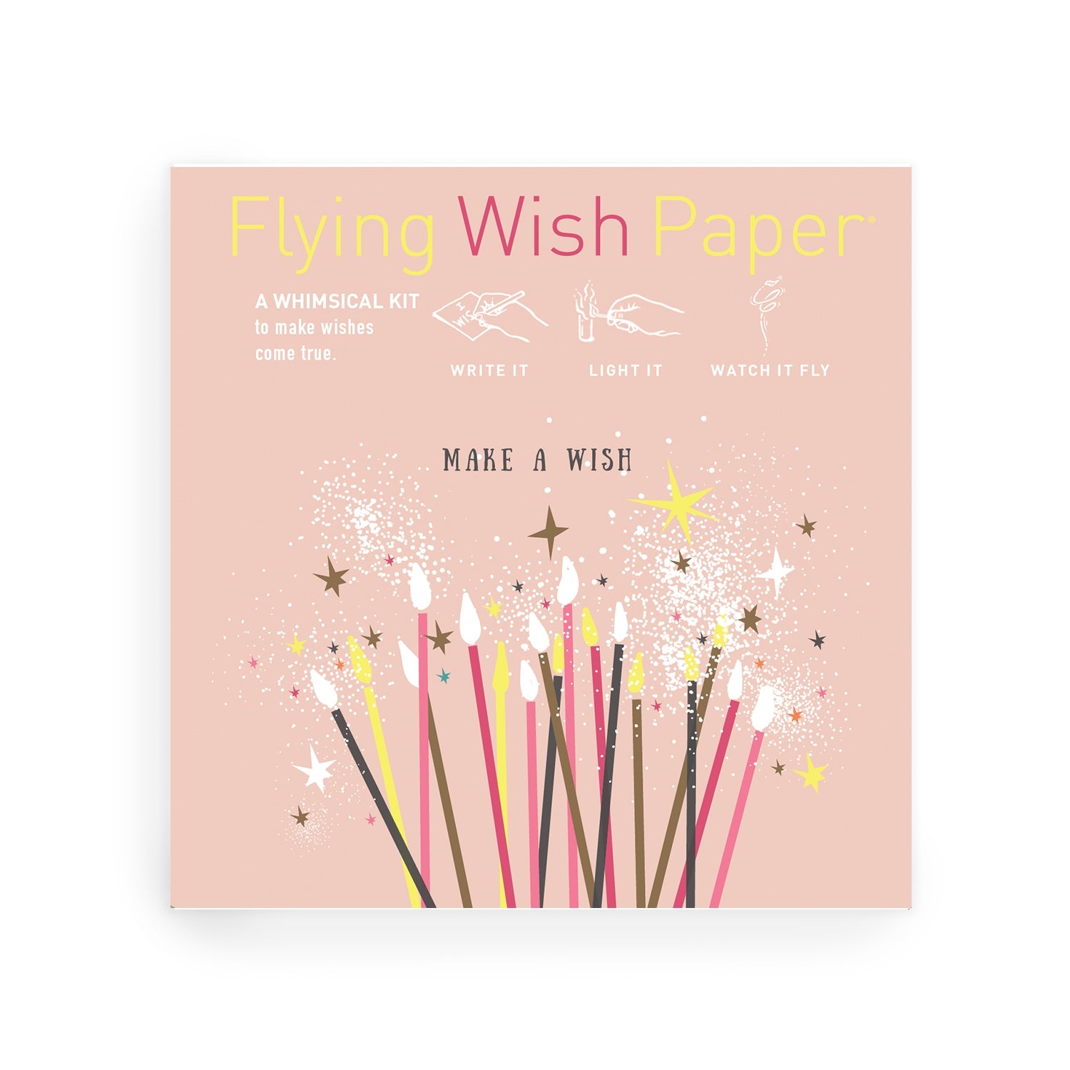 Flying Wish Paper: Write a wish, light it on fire, and watch it fly.