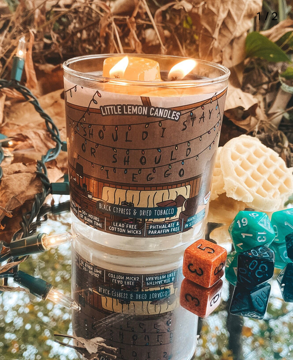 The Upside Down Stranger Things Candle