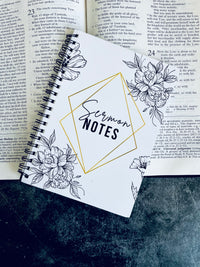 Sermon Notes Spiral Notebook