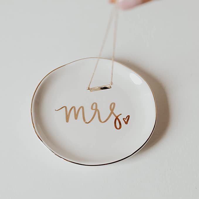Mrs. Jewelry Ring Dish