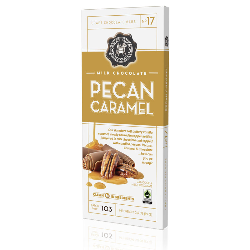 Pecan Caramel Milk Chocolate Bar